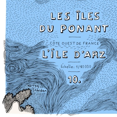 L'île d'Arz – série du Ponant, 50*70 cm