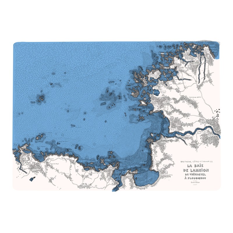 La baie de Lannion, 70*50 cm