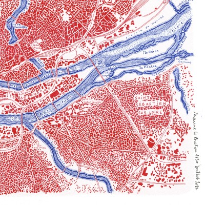 Nantes, risographie, 40*30 cm