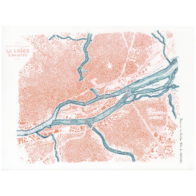 Nantes, risographie, 40*30 cm