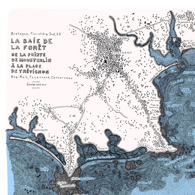 La baie de la forêt, 70*50 cm