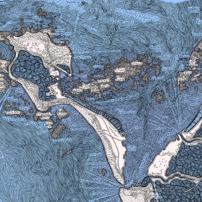 Le Littoral vendéen, 50*70 cm // DISPONIBLE EN NOVEMBRE