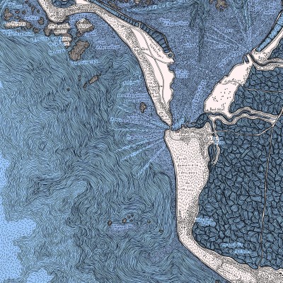 Le Littoral vendéen, 50*70 cm // DISPONIBLE EN NOVEMBRE