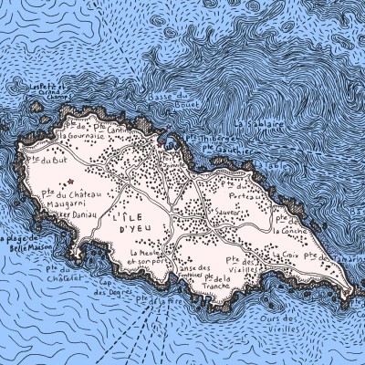 Le Littoral vendéen, 50*70 cm // DISPONIBLE EN NOVEMBRE