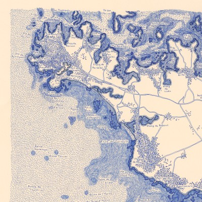 La presqu'île de Rhuys, 59,4*42 cm (A2), monochrome
