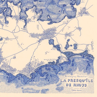 La presqu'île de Rhuys, 59,4*42 cm (A2), monochrome