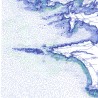 Le Finistère, en monochrome, 50*70 cm