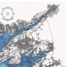 Brest-Crozon-Douarnenez, 70*100 cm