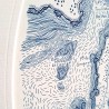 L'île aux Moines, série "les Elliptiques", 40*50 cm