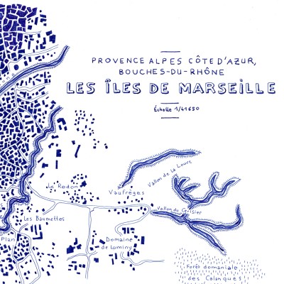 Marseille et ses îles, 30*24 cm