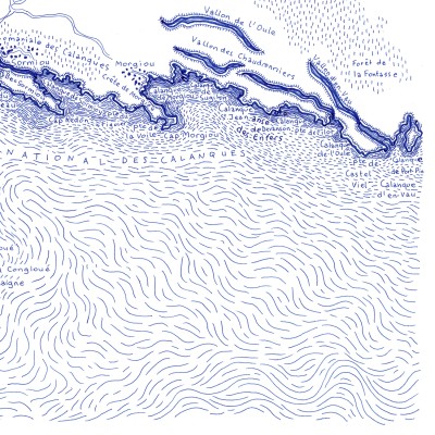 Marseille et ses îles, 30*24 cm
