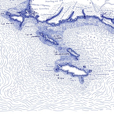 Marseille et ses îles, 30*24 cm